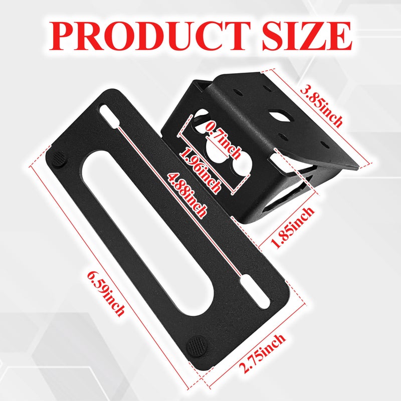 GREATUS VM-KZ10 Fender Eliminator Kit, License Plate Bracket Compatible with 2015-2023 Kawasaki Z125 Z125 Pro - Image 4